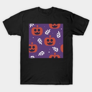 Leaf Pumpkins Halloween T-Shirt
